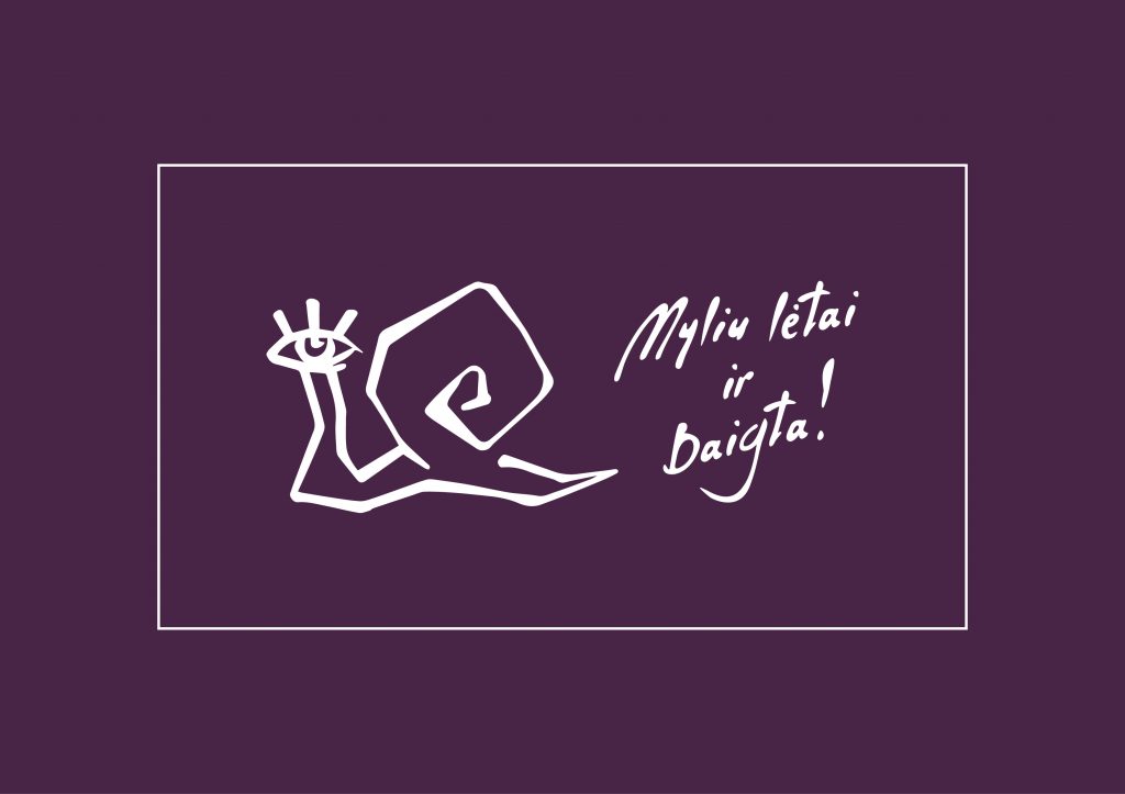 Logotipo spalva violetinė
